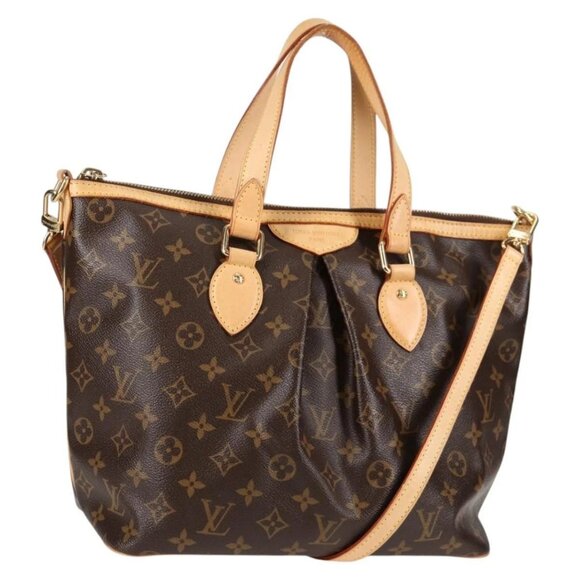 LOUIS VUITTON Monogram Palermo PM Tote Bag M40145 LV Auth 138103A - Picture 1 of 16